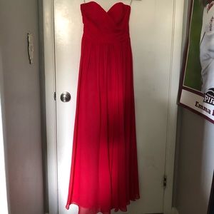Red prom dress